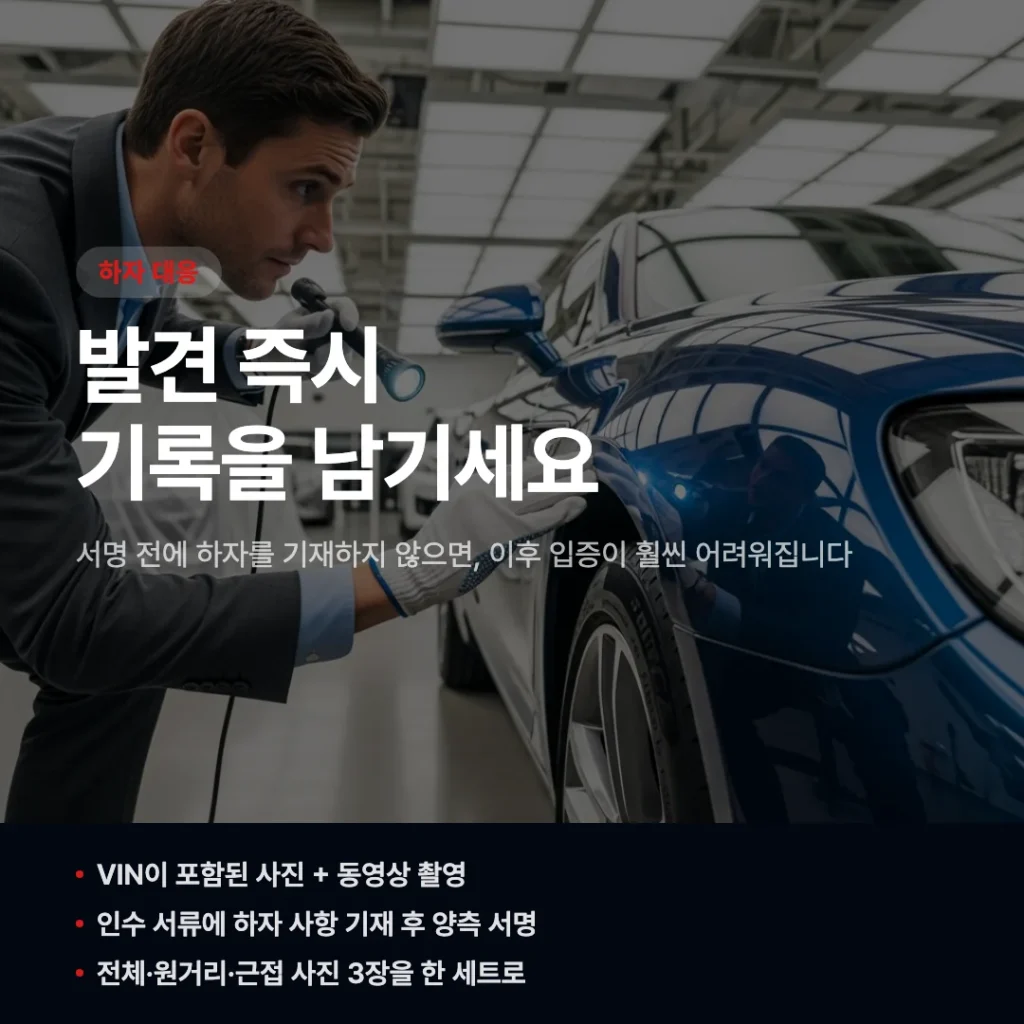 수입차 검수 체크 리스트 카드뉴스
